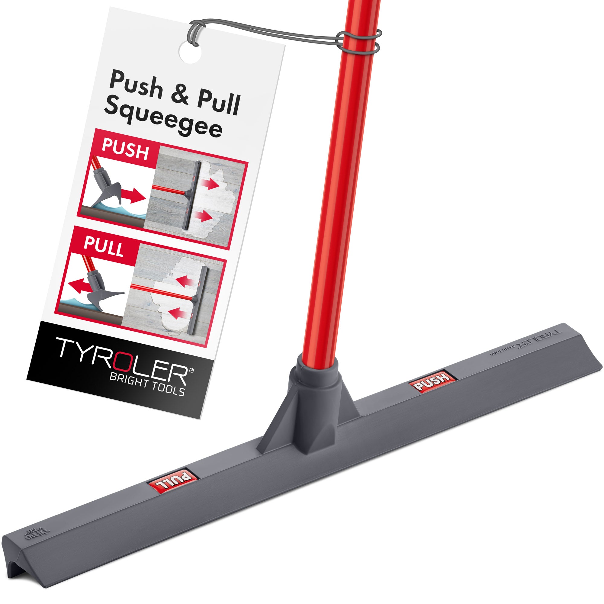 Flexible silicone Window Squeegee 45cm/18in - Tyroler