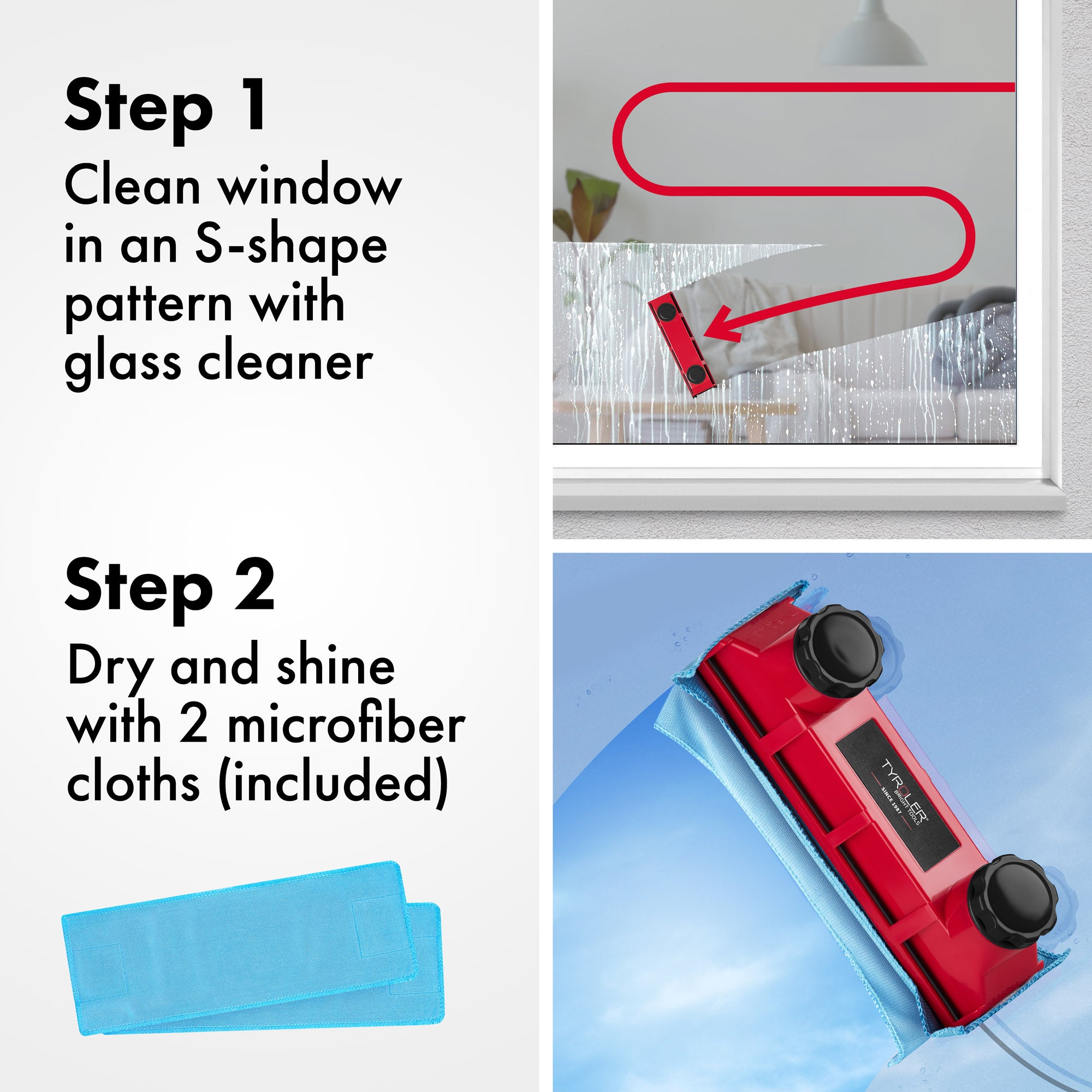 Glider D-2 AFC Magnetic Window Cleaner, 2-18mm