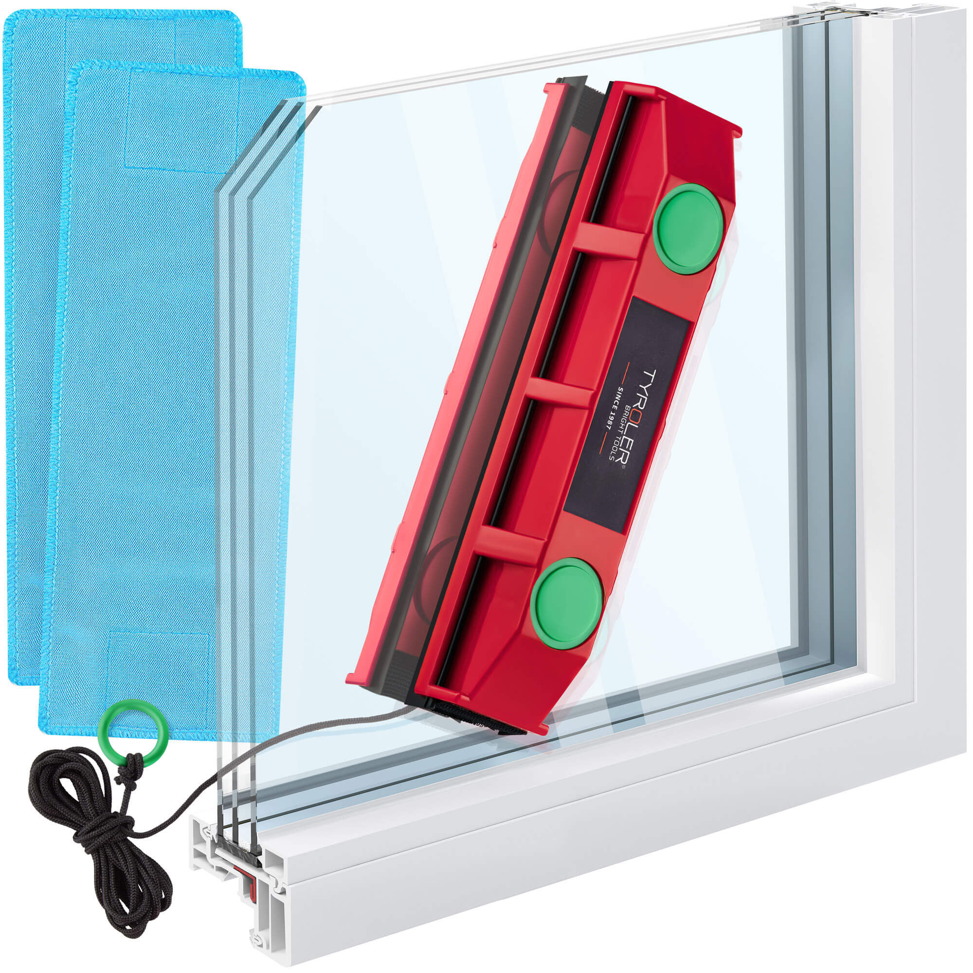 Glider D-3 Magnetic Window Cleaner, 20-28mm