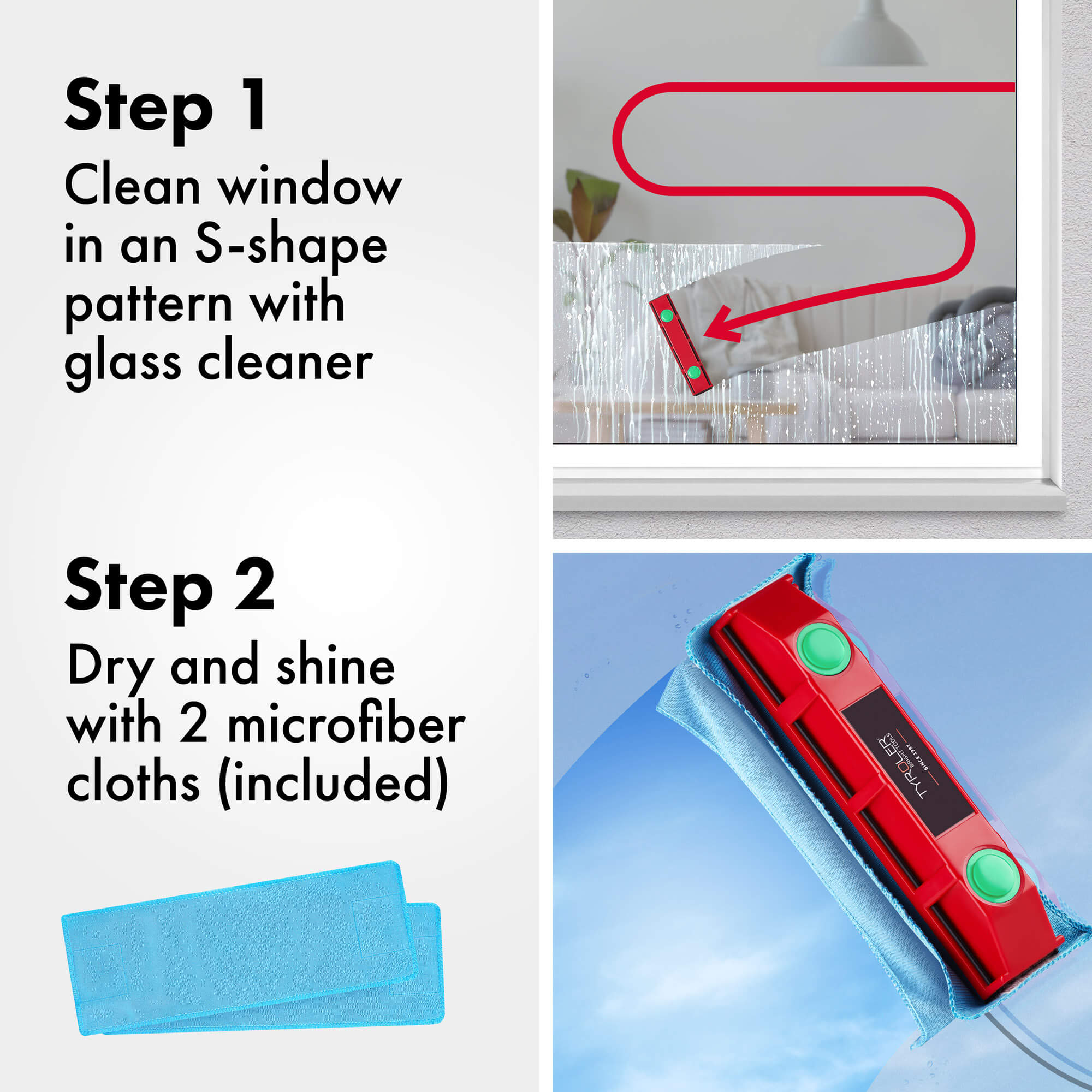 Glider D-3, Magnetic Window Cleaner, 20-28mm