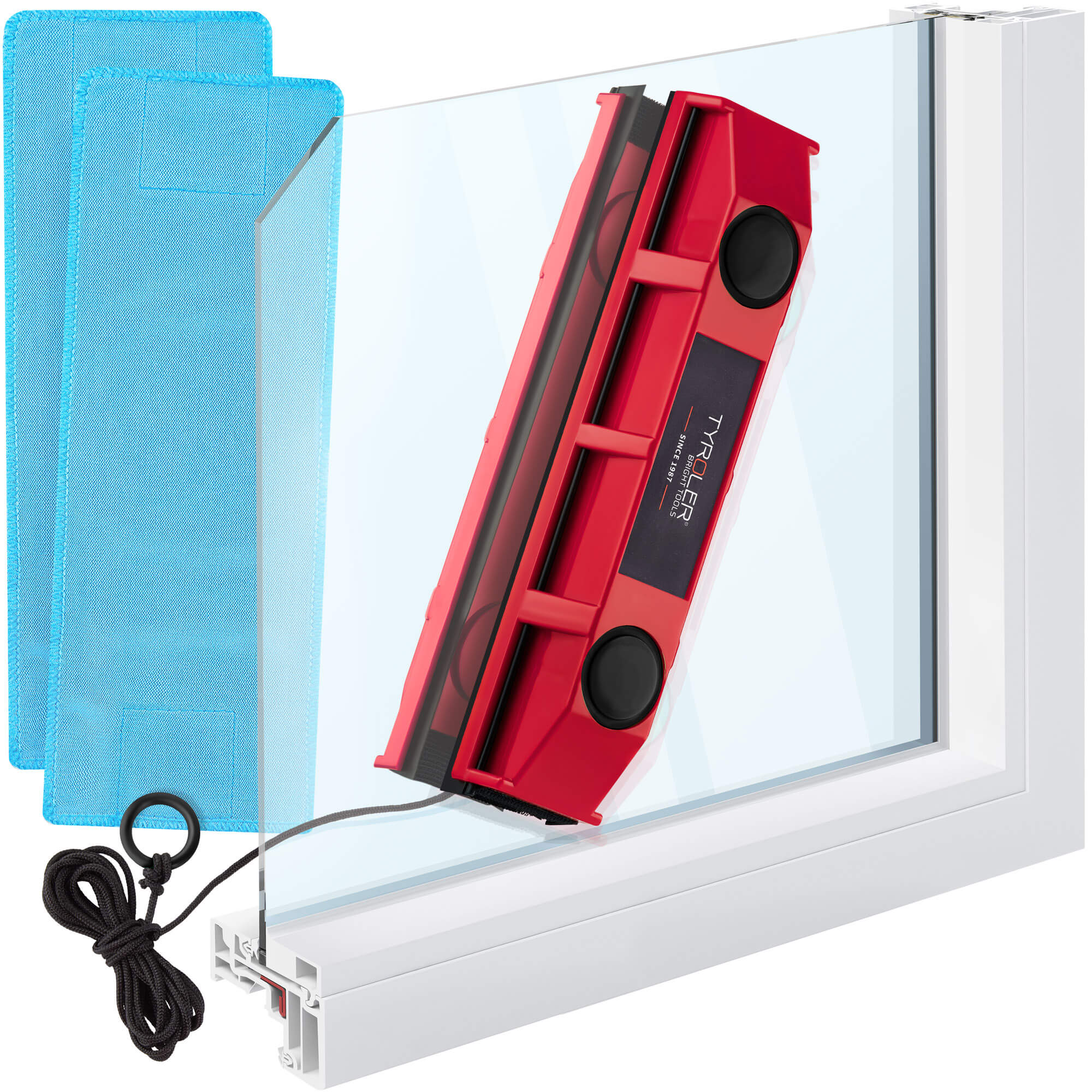 Glider S-1 Magnetic Window Cleaner, 2-8mm