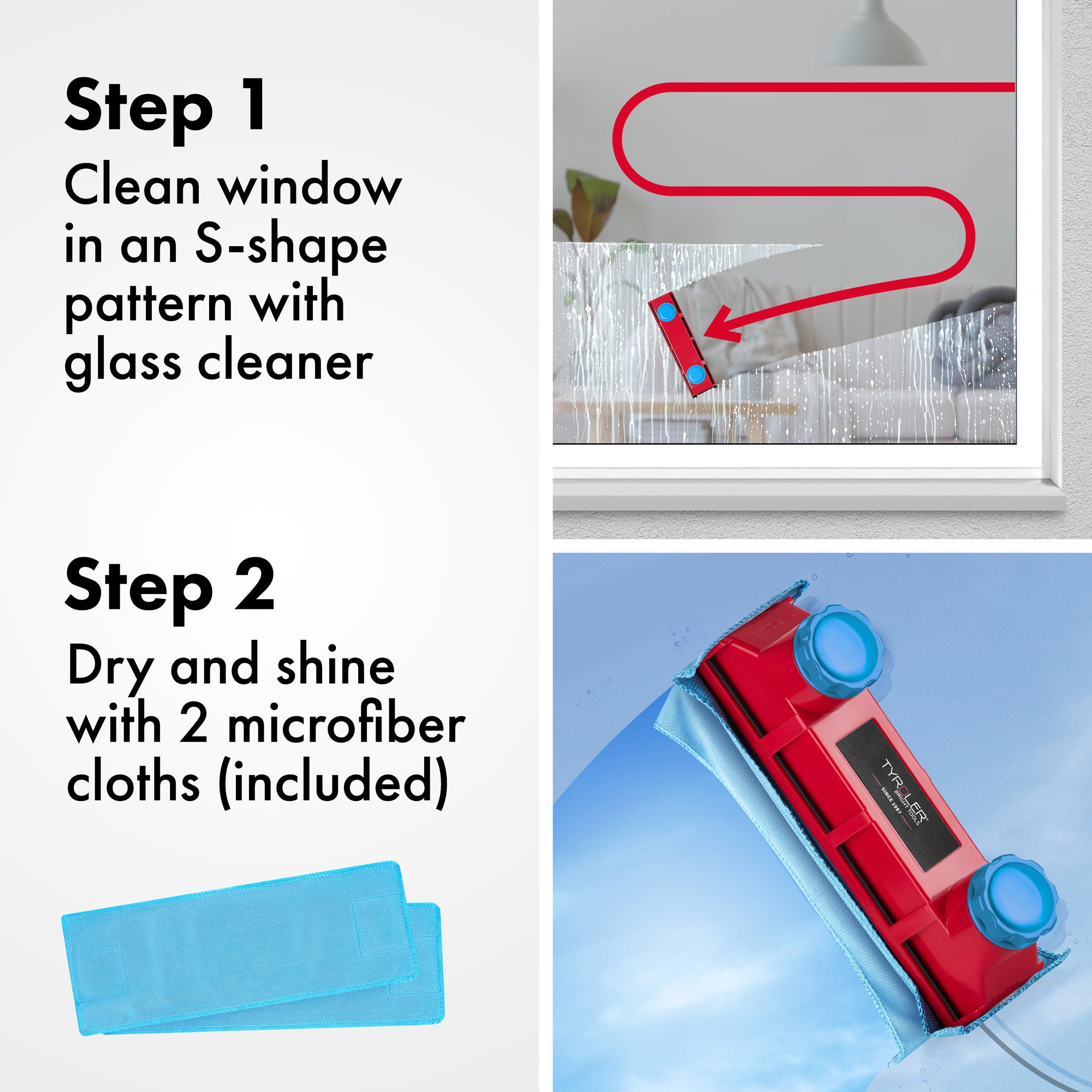 Glider D-3 AFC Magnetic Window Cleaner, 2-28mm