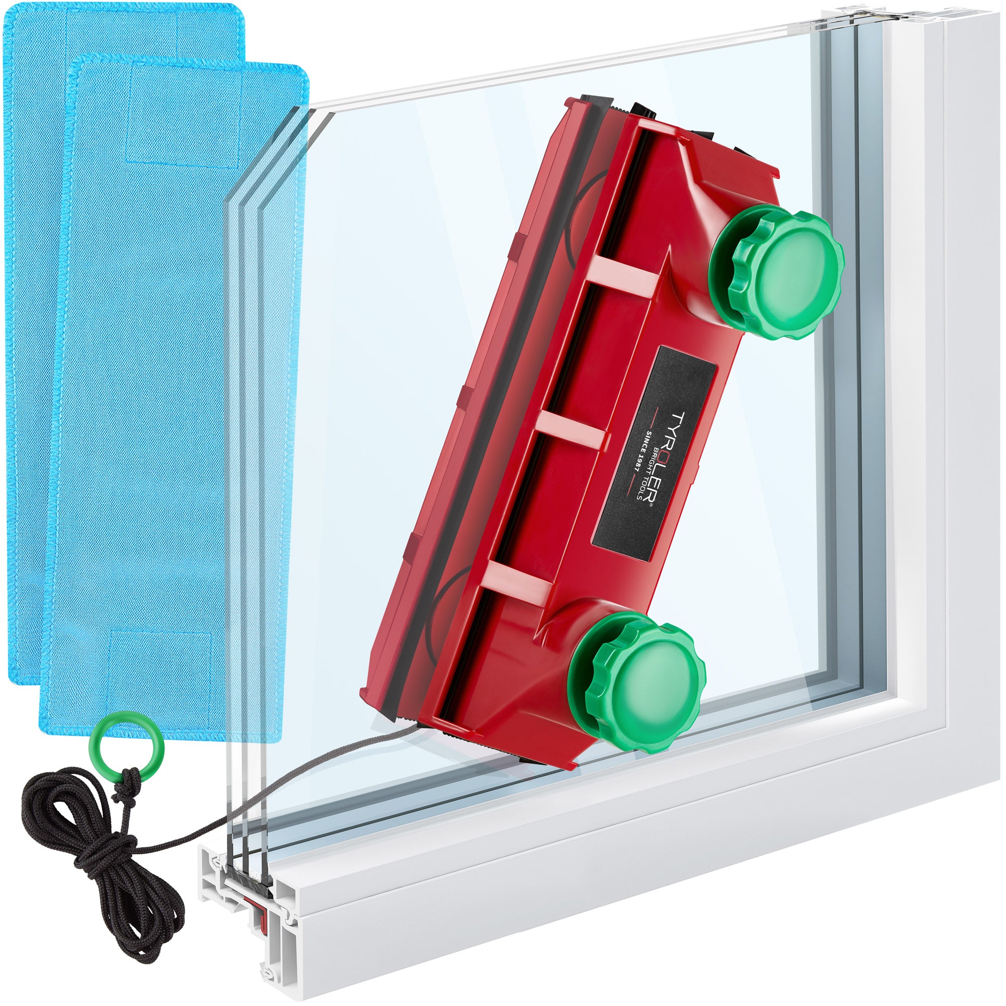 Glider D-4 AFC Magnetic Window Cleaner, 2-40mm