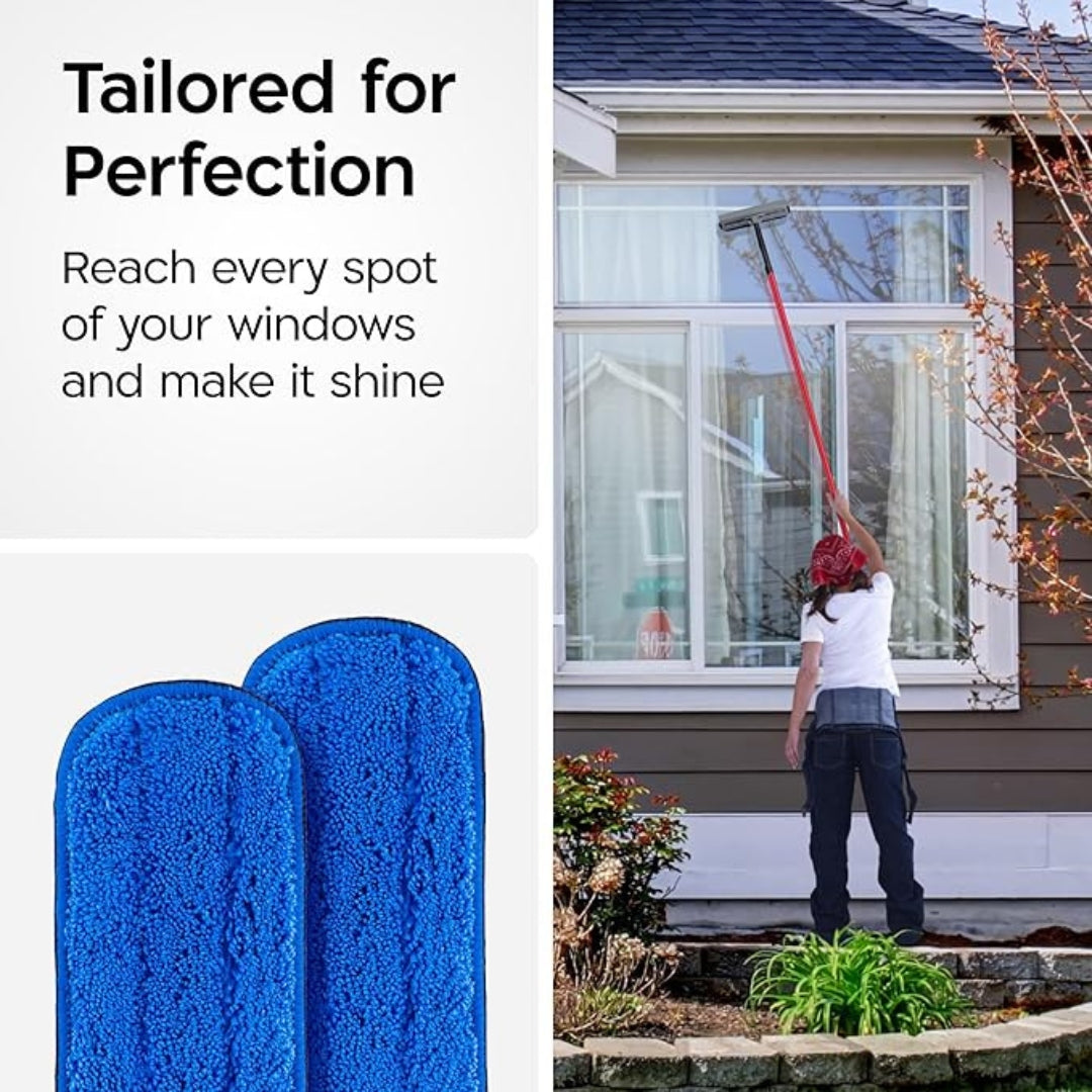 High-Window Cleaner Microfiber Cloth (2-Pack)