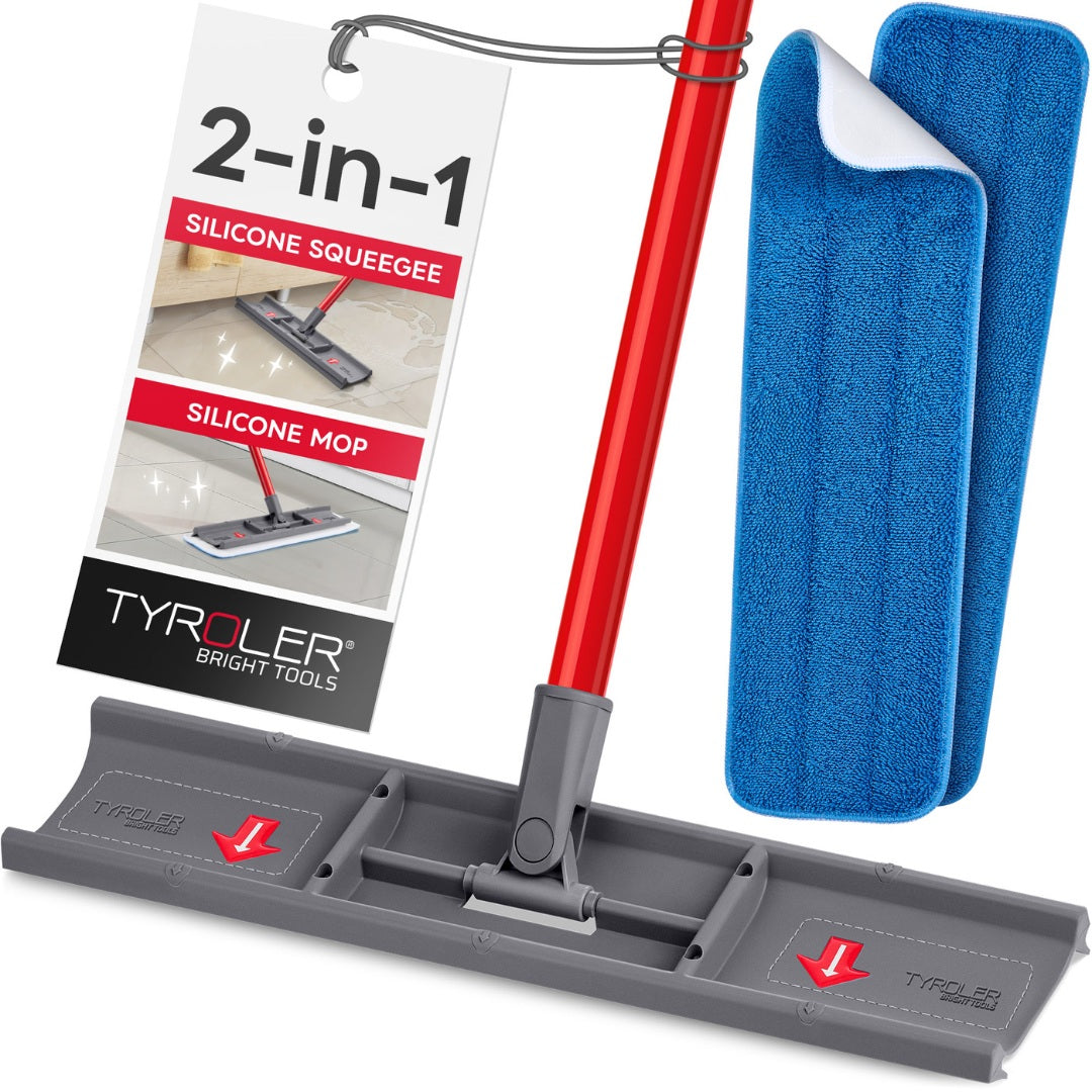 Moppy Shmoppy - 2-in-1 Floor Mop & Squeegee