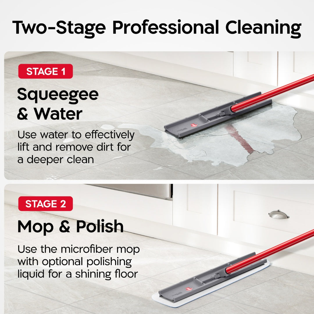Moppy Shmoppy - 2-in-1 Floor Mop & Squeegee