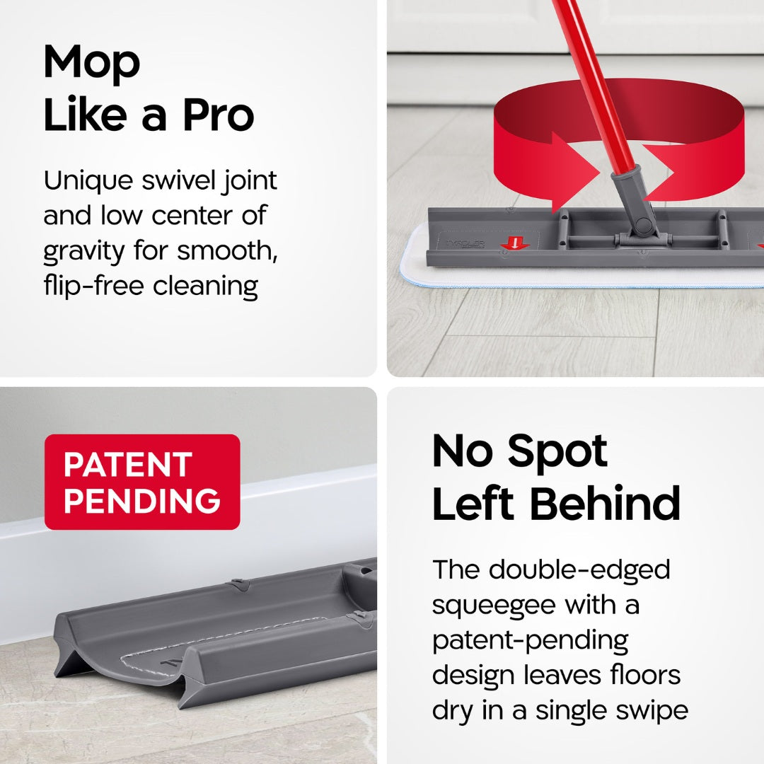 Moppy Shmoppy - 2-in-1 Floor Mop & Squeegee