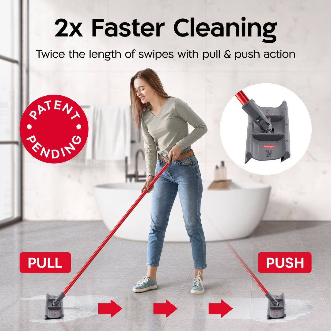 Moppy Shmoppy - 2-in-1 Floor Mop & Squeegee