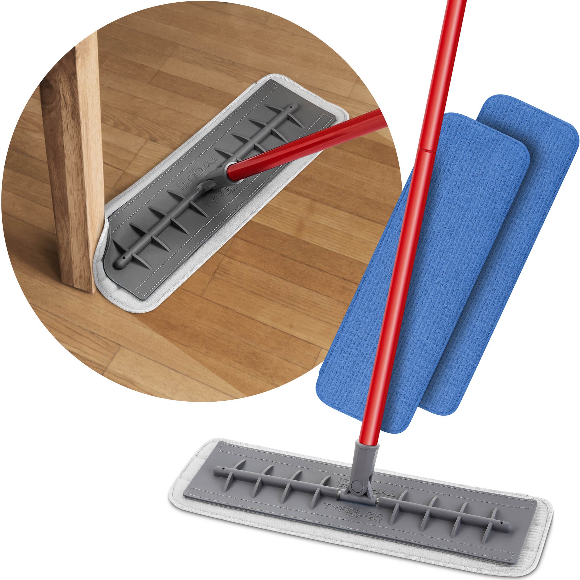 Microfibre Silicone Mop