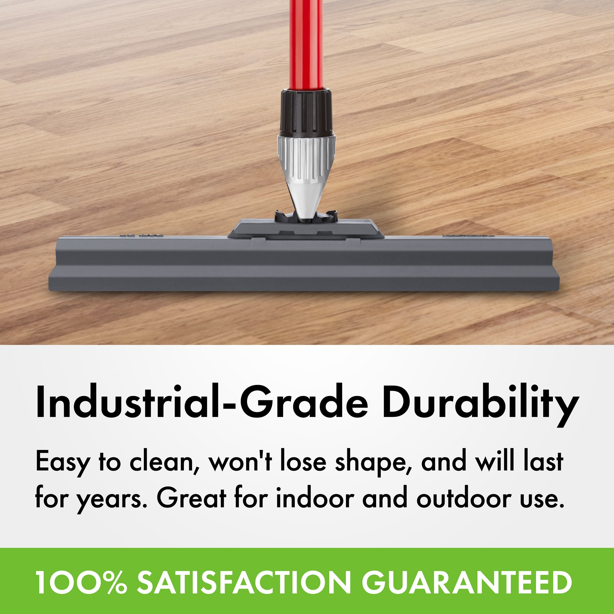 Silicone Floor Squeegee 30cm with knuckle-joint