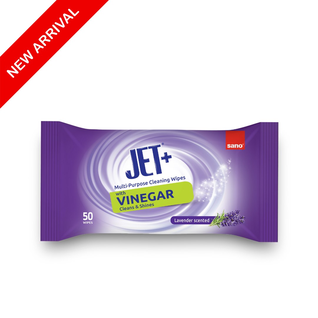 Multipurpose Wet Wipes With Vinegar - Lavender Scent