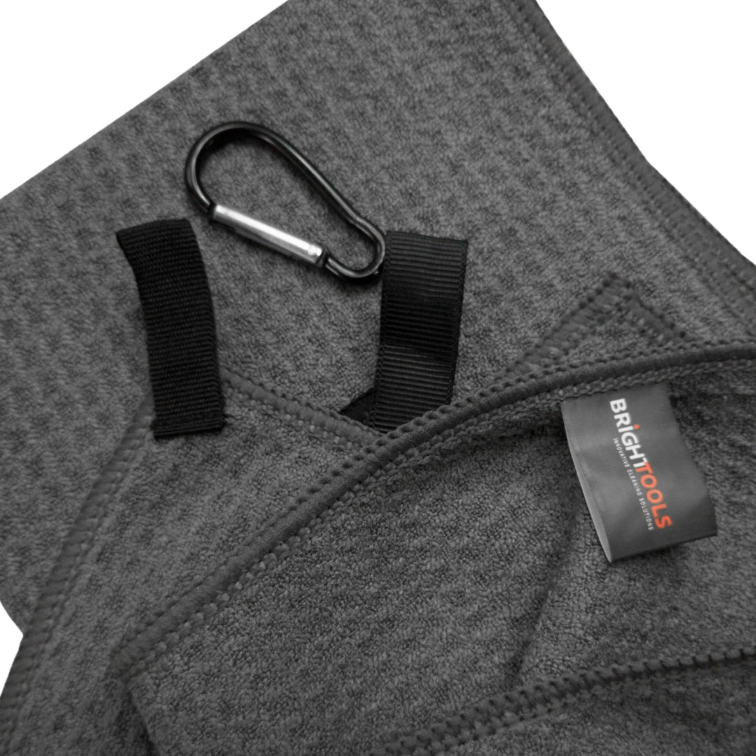 Waffle Cloths With Carabiner Clip - 2 Pack