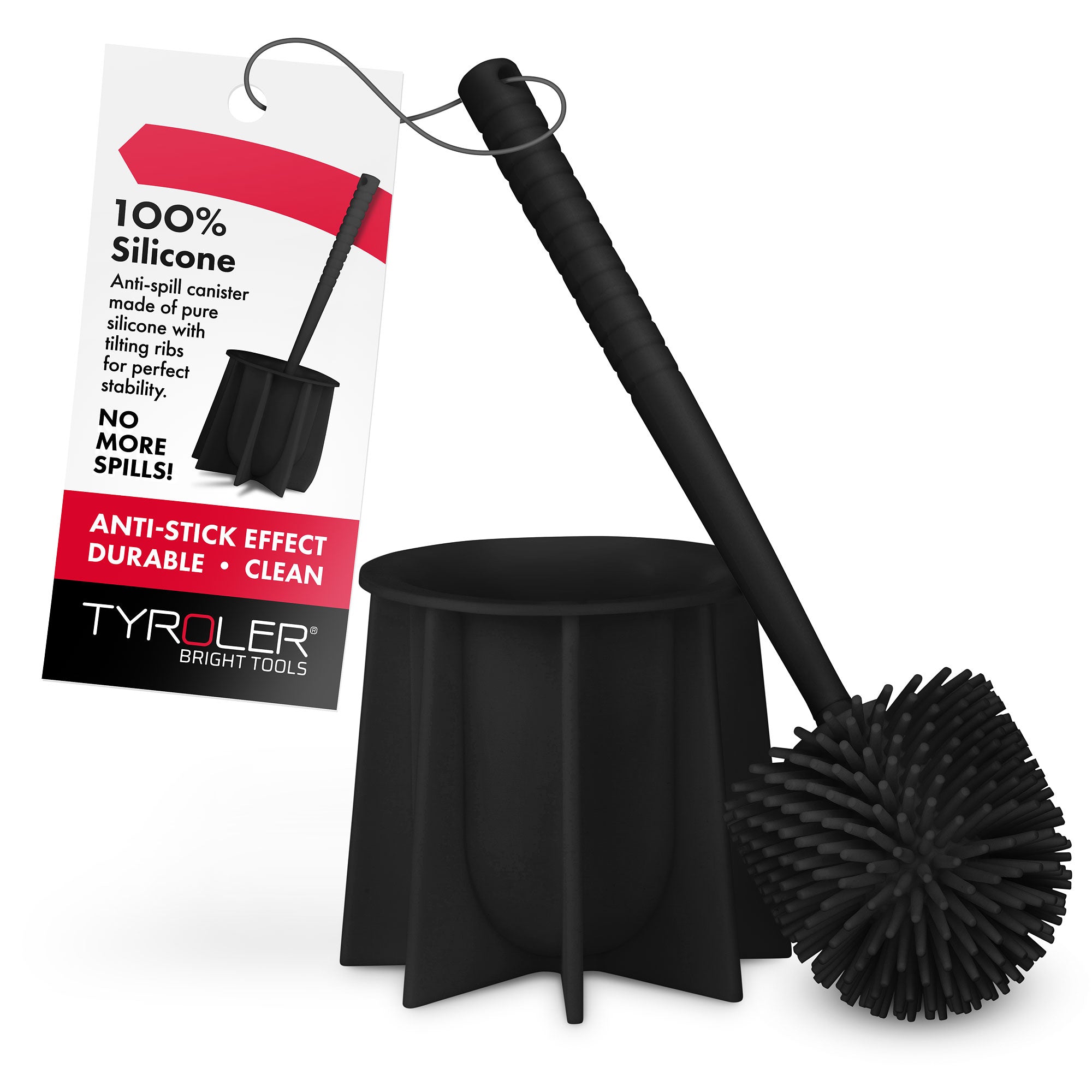 Toilet Brush Set - Black