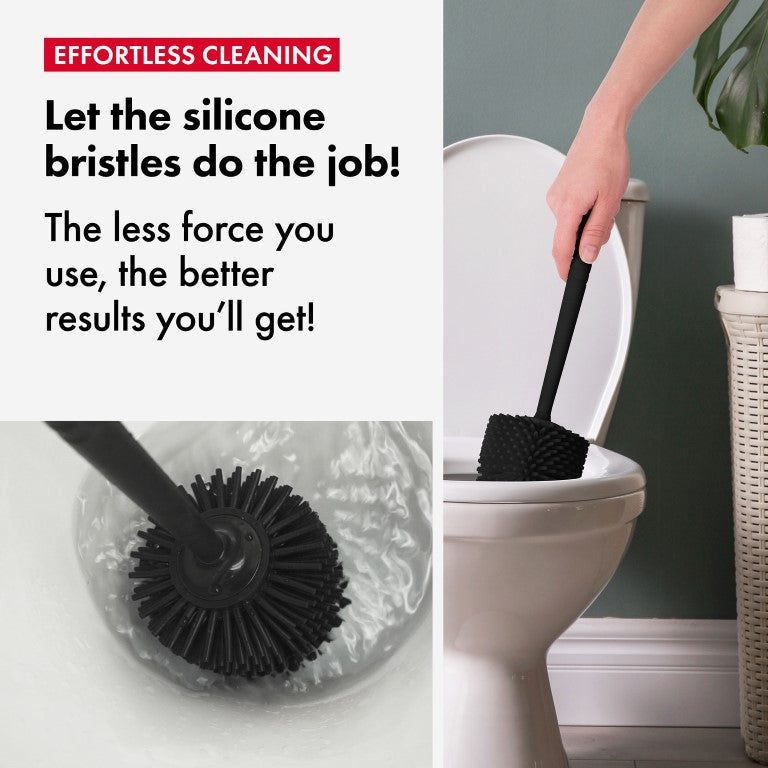 Toilet Brush Set - Black