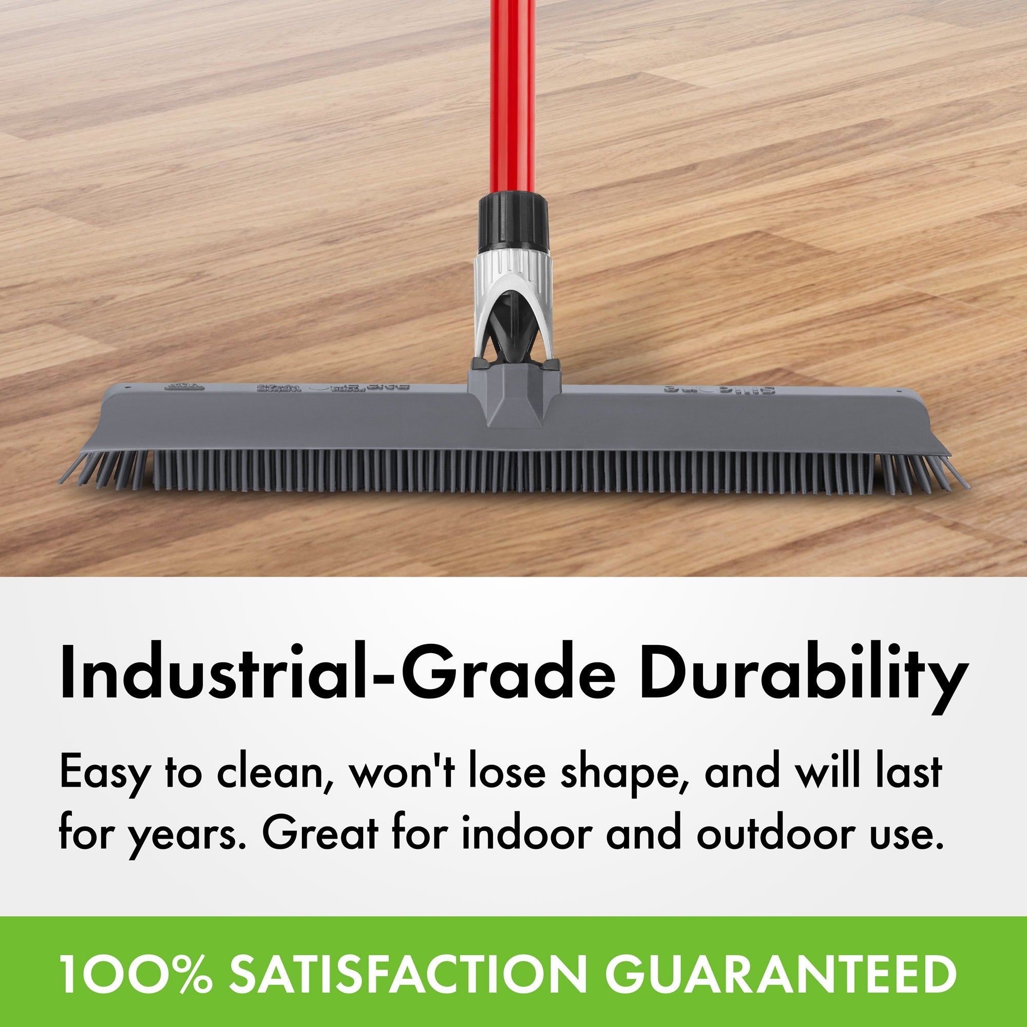 Silicone Broom 40cm with built-in Squeegee