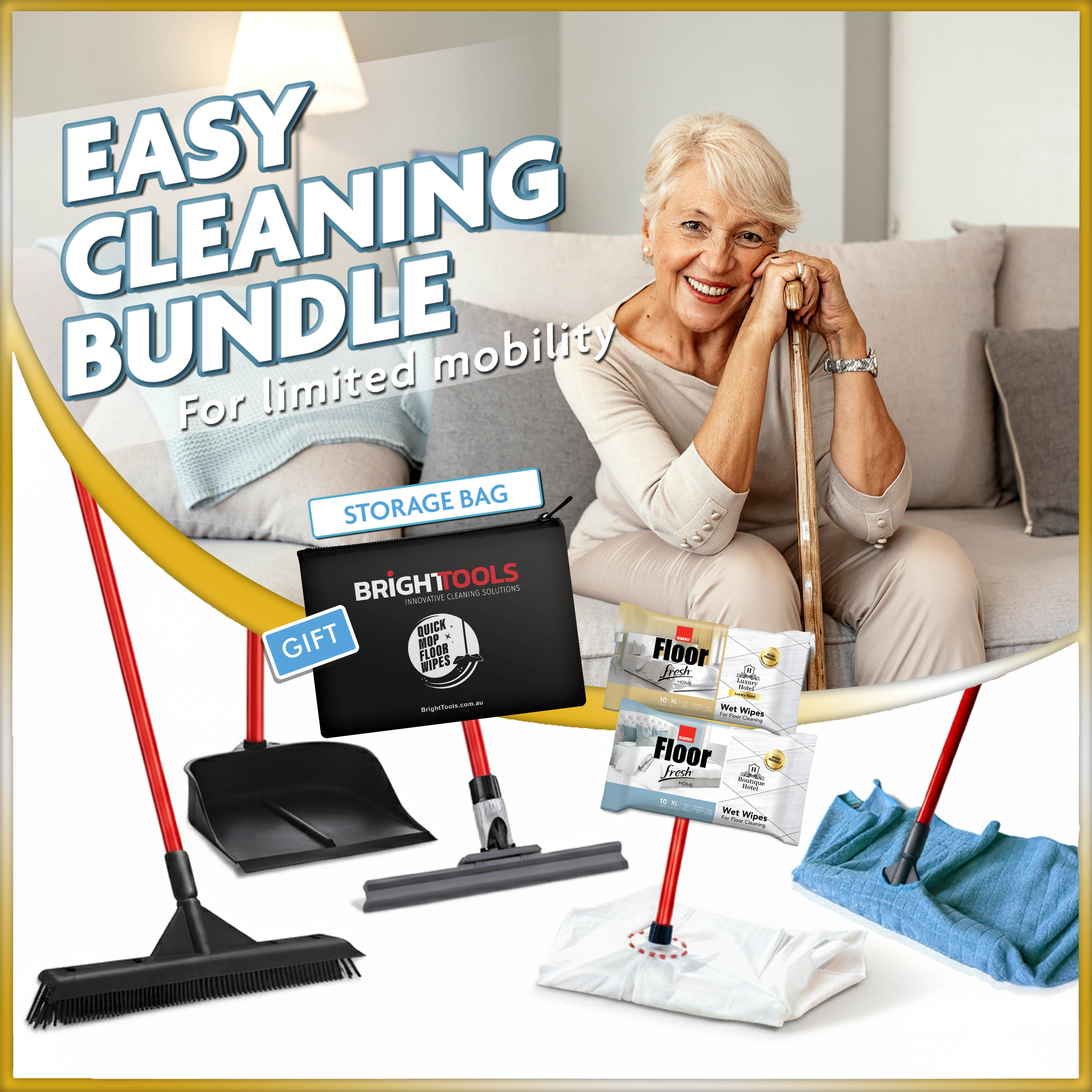 Easy Cleaning Bundle - for Limited Mobility