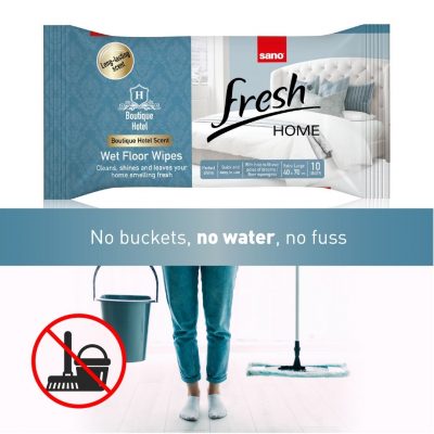 Quick Mop Floor Wipes - Fresh Home Scent