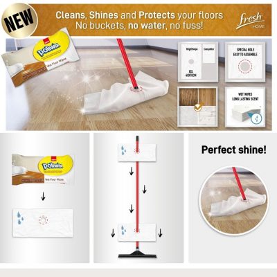 Floor Wipes for Wooden Floors Polwix - Luxury Hotel Scent