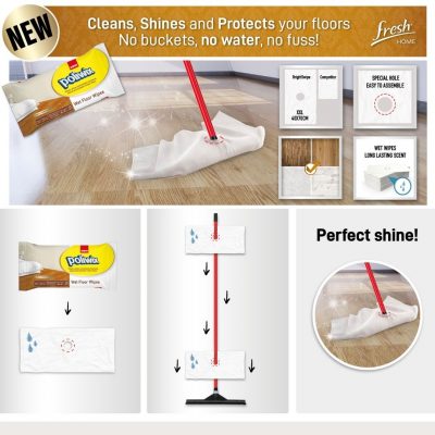 Floor Wipes for Wooden Floors Polwix  - Luxury Hotel Scent