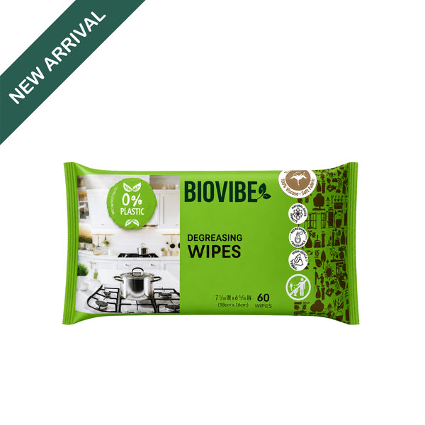 Biovibe Degreasing Wipes