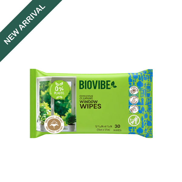 Biovibe Window Wipes