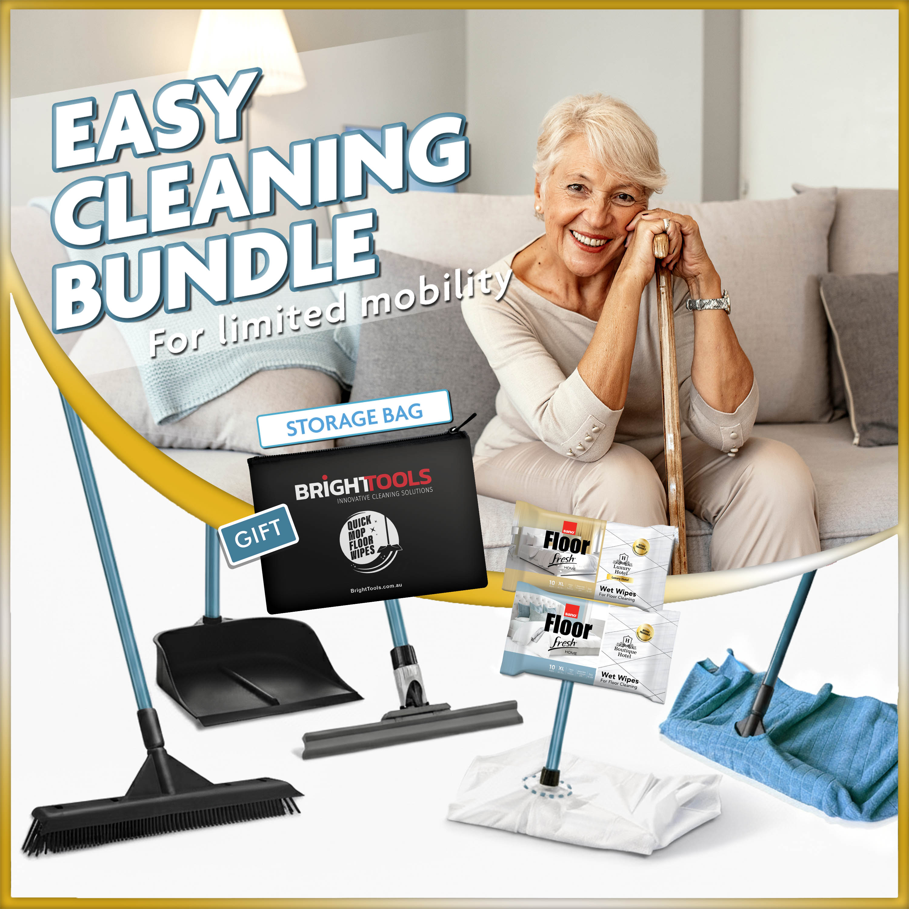 Easy Cleaning Bundle - for Limited Mobility