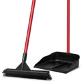 Rubber Broom 37cm with built-in Wiper & Magic Dustpan Set