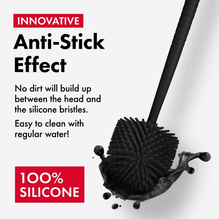 Antibacterial Toilet Brush Black