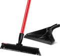 Japanese Rubber Broom 30cm & Stick-to-Floor Compact Rubber Dustpan Set