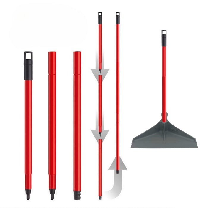 Compacting Handle Stainless Steel 3-Piece Handle for Dustpan