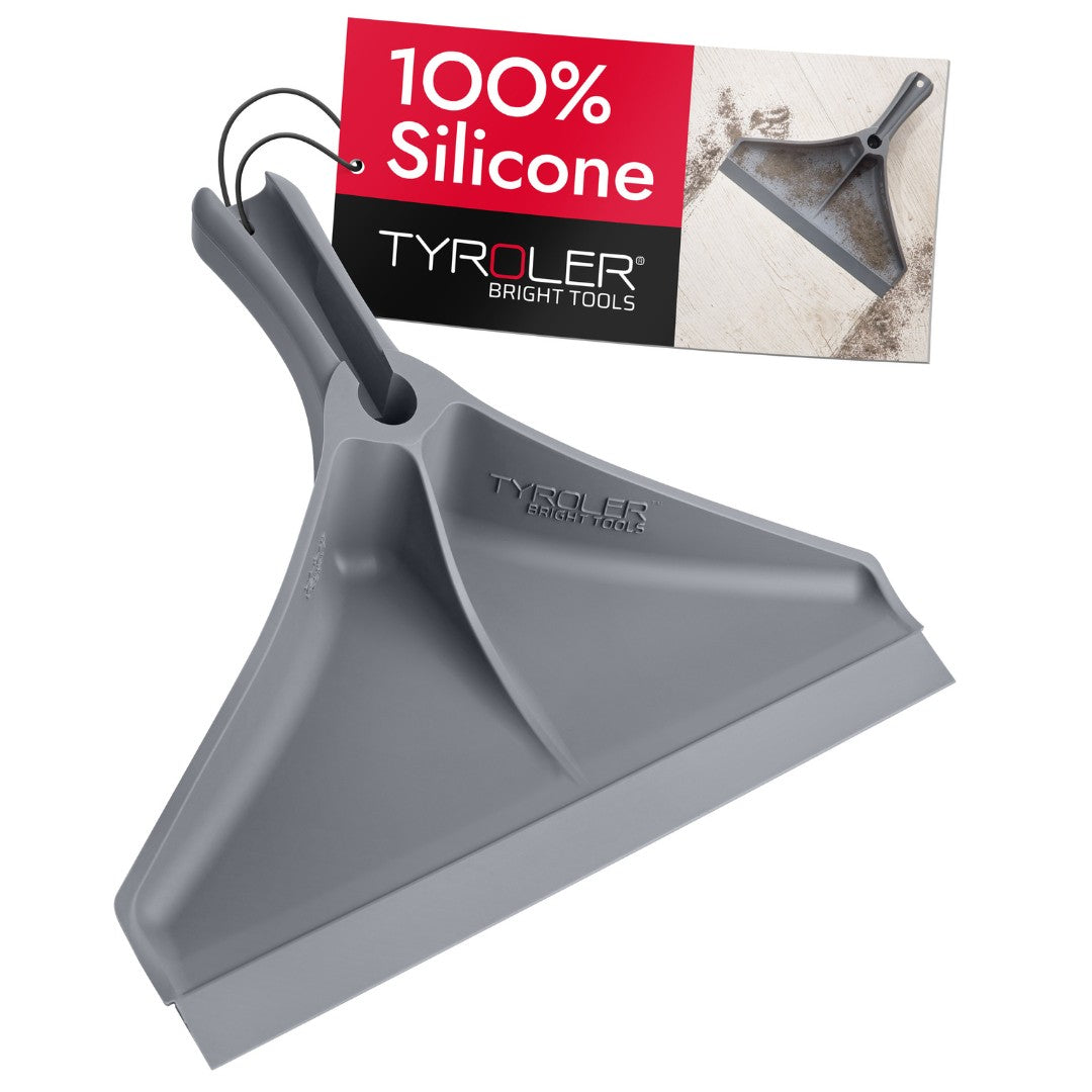 Stick to Floor Compact Silicone Dustpan