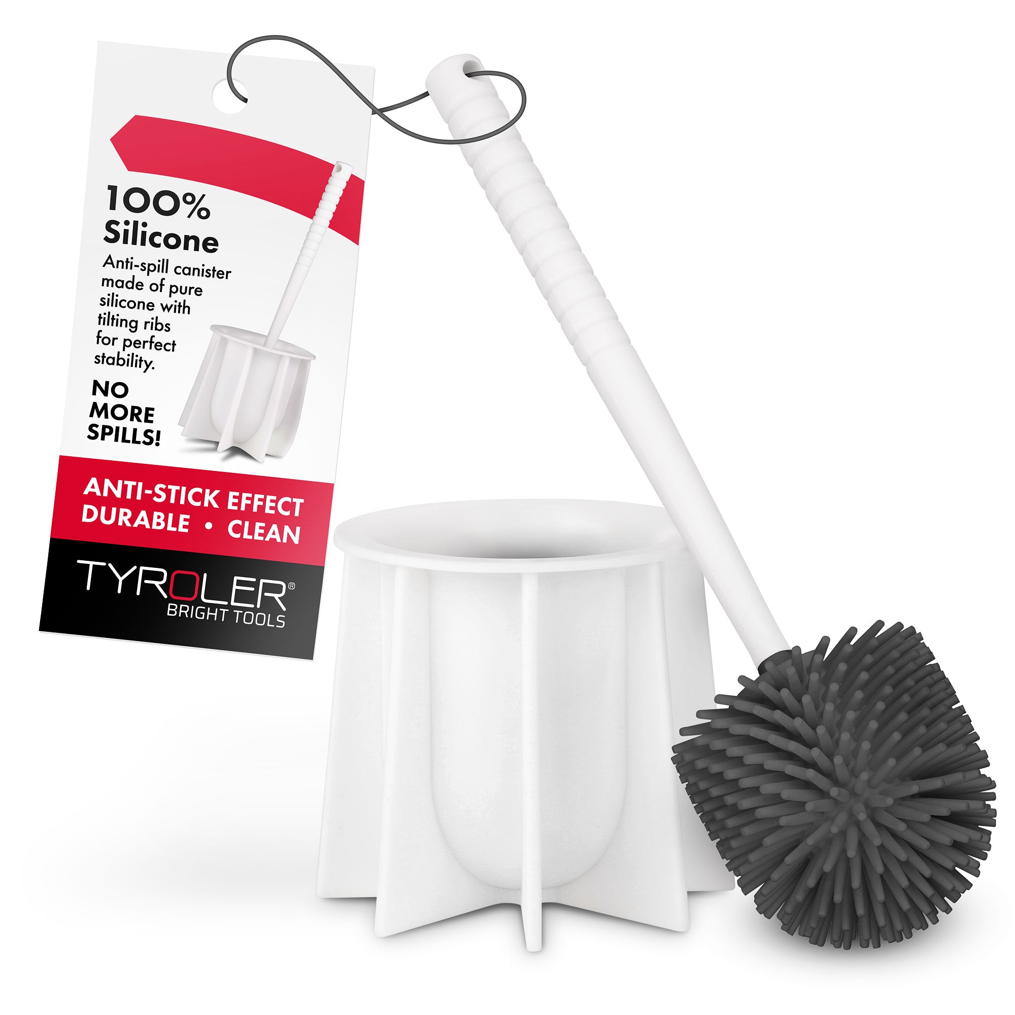 Toilet Brush Set - White